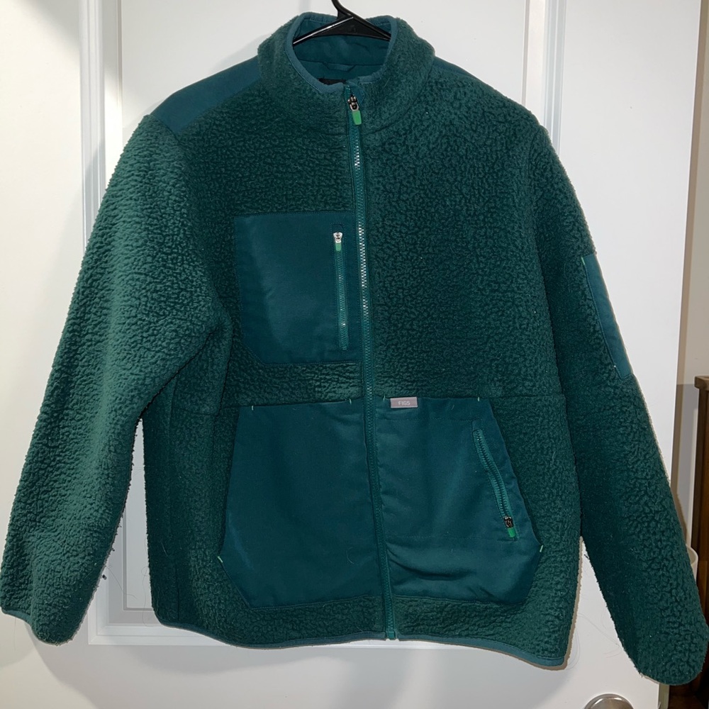 Figs Fleece Bomber Jacket